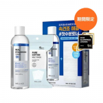 Wellage Real Hyaluronic 100 Toner 300ml Set (+ 60 Cotton Pads)