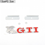 Auto esiv&otilde;re embleem Metallist GTI logo kleebis VW Polo Golf 5 6 Passat B3 Scirocco Tiguan Jetta Touareg Beetle Touran CC jaoks