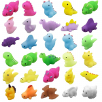 30 TK Mini Kawaii Dinosaurus Mochi Pigistatavad Fidget M&auml;nguasjad Lastele Peo Meened Kingitused Regalos Cumplea&ntilde;os Ni&ntilde;os Para Invitados