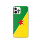 Coque iPhone &ndash; Guyane &ndash; Drapeau &ndash; Souple &ndash; Mitmev&auml;rviline &ndash; &Uuml;hilduv iPhone 12 Pro