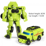 Mini Transformeeruv Roboti Komplekt M&auml;nguasjad Mudelid 2 &Uuml;hes Deformeeritav Auto M&auml;nguasi Robotid M&auml;nguasjad Lastele Kingitus Tegevuskuju Laste M&auml;nguasjad