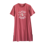 Puhast puuvillast l&uuml;hikeste varrukatega imetamiskleit - Keskmise pikkusega rasedus-/s&uuml;nnitusj&auml;rgne &ouml;&ouml;s&auml;rk kuuma ema stiili jaoks L