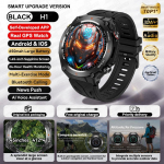 2025 Uus GPS Spordi Nutikell Meestele Veekindel Fitness J&auml;lgija Bluetooth K&otilde;ne 650mAh Aku Nutikell Naiste K&auml;ev&otilde;ru Xiaomi jaoks Silicone belt-A