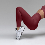 Naiste mood soonikuga joogap&uuml;ksid k&otilde;rge v&ouml;&ouml;kohaga Fitness s&auml;&auml;rised dressip&uuml;ksid L