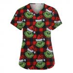 Naiste moodsad V-kaelusega l&uuml;hikeste varrukatega kombinesoonid taskutega, tr&uuml;kitud topid riided XXXL