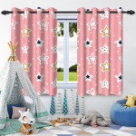 2 tk Kuu T&auml;hed Akna Kardinad Laste Magamistuba Kodu Elutuba Kaunistus Pimendav Kardin Soojusisolatsioon M&uuml;rasummutus 50x160cm 2pcs