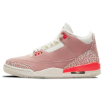 Air Jordan 3 Retro Rust Pink Naiste tossud Sail White Crimson CK9246-600 35.5