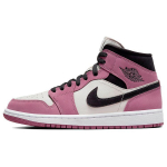 Air Jordan 1 Mid SE Berry Pink Naiste Tossud Valge Hele-Mulberry Hele-Luu DC7267-500 37.5