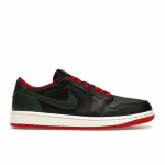 Air Jordan 1 Retro Low OG Must-Roheline Naiste Tossud Varsity-Punane Valge CZ0775-036 36.5