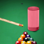 Acrylic Pool Cue Tip, Easy to Install, High Performance, Portable, Billiard Accessories