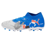 Puma Future 8 Match Mugavad Vastupidavad Mg Jalgpallikingad Unisex Jalgpallikingad Sinine Valge 108424-01 43