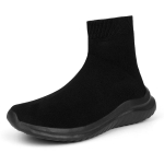 Moodsad k&otilde;rge s&auml;&auml;rega sokksneakerid Meeste Trendikad Hip-hopi spordijalan&otilde;ud Naiste V&otilde;rgust hingavad jooksujalatsid &Uuml;legabariidilised k&otilde;ndimisjalatsid Meeste jalatsid 36 black