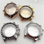 40 mm roostevabast terasest kvartsist kellakarp keraamilise raamiga VK63/VK64 liikumisele Light Blue