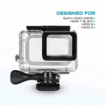 GoPro Hero 5 6 7 Black Veekindel Korpus Kest Veealune S&otilde;itmine Go Pro 5 6 Kaitsev Sukeldumiskate Tegevuskaamera Tarvikud