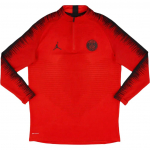 Jordan X Paris Saint-Germain Koost&ouml;&ouml; Air 2018-19 Vaporknit K&otilde;rge kaelus Logo 1/4 t&otilde;mblukuga Pikkade varrukatega Jalgpallis&auml;rk Meeste topid AQ0966-657 M