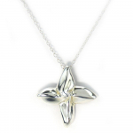 Used TIFFANY&Co. Necklace poinsettia Silver925 3.5g Silver Accessories