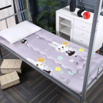 WTEMPO &Uuml;he-/Kahekohalised Paksud &Uuml;li&otilde;pilasmagamistoa Madratsid Suur Suurus Pehmed Kodused Tatami Matid Lihtsad Elegantse Prindiga Kokkupandavad Madratsipadjad Hotelli jaoks 90*190cm lilla