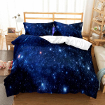 Kuu &Ouml;&ouml; 3D Voodipesukomplekt EL &Uuml;ksik Kahekohaline King US Twin T&auml;iskasvanu Queen King Voodi Linane Komplekt 150x200cm 3pcs