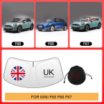 Kokkupandav p&auml;ikesekate auto esiklaasile Mini Cooper S E SE F65 F66 J01 EV J05 Aceman U25 Countryman 2025 2025 P&auml;ikesekatte tarvikud