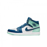 Air Jordan 1 Mid Sinine M&uuml;ndiroheline EU 43 roheline