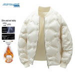 JEANSWEST Men's Winter Baseball Collar Padded Jacket 2XL