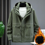 Suures suuruses 10XL meeste talvejope Parka paks soe meeste must mantel Cargo lahtise kapuutsiga &uuml;lem&otilde;&otilde;dulised suured riided 10XL roheline