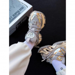 OMG! T&auml;is futuristlikku tunnetust~ 2025 platvormiga vabaaja tossud h&otilde;bedased dad shoes~ unikaalne talla disain 35 h&otilde;be