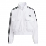Adidas Originals Pikak&auml;eline Mugav Hingav &Uuml;hev&auml;rviline Triibuline Jakk Naiste Jakid KG8513 XS