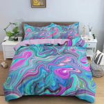 3D Tekikottide Komplekt Marmorist Tekstuuriga Tr&uuml;kiga Tekikott Isikup&auml;rane Voodipesukomplekt Loov Queen King Suurus Voodipesu Magamistoa jaoks 70x133cm 2pcs