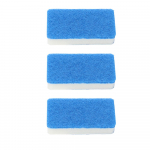 180&deg; adjustable Aquarium Fish Tank Glass Window Algae Double-Sided Sponge Cleaning Brush Super Long Handle Fish Tank Cleaning Brush Cleaner Scrubber 3 replacement brushes