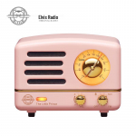 Maoking OTR V&auml;ike prints FM/Bluetooth Retro Kaasaskantav K&otilde;lar MW-2A CN pistikuga (adapter kaasas)