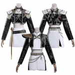 K-pop Deemonik&uuml;ttide Cosplay Kost&uuml;&uuml;mikomplekt Naistele, Rumi Mira Zoey Halloweeni Fantaasiakost&uuml;&uuml;m 150 must
