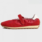 Mood 2025 Kevad Uus Br&auml;nd Naiste Korterid &Uuml;mar Nina Madala S&auml;&auml;rega Slip-On Daamide Vabaaja Baleriinakingad Pehmest Nahast Elegantne &Uuml;hev&auml;rvilised Kingad 35 punane
