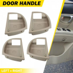 Fit Hyundai Santa Fe 2007-2012 4x Beige ide Door Handle Trim Pull Grab Frame