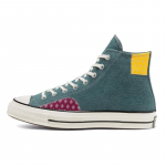 Converse Chuck 70 High Mugavad ja Stiilsed Keskmise k&otilde;rgusega L&otilde;uendikingad Unisex Kollakasrohelised 35