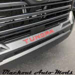 Red Letters Front Bumper for -2026 Tundra Acrylic erts Sticker Emblem