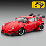 1:22 Porsche RWB 993 Targa 911 Superauto Sulamist Metallist Valatud Mudelauto Kodu Kaunistus & Kogumisobjektid Hobi N&auml;ituse Kaunistused M&auml;nguasi punane