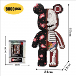 Kawaii karu ehitusklotsid, kokkupandavad m&auml;nguasjad, kaunistused, kodu sisustus, loomingulised ehitusklotsid, m&otilde;tlemist arendavad m&auml;nguasjad, m&auml;nguasjad kingituseks