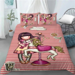 Santoro Gorjuss Tekikate Kollektsioon T&auml;is Queen King Suurus Anime Kaunis T&uuml;druk Voodipesu Kollektsioon 3D Prindiga Santoro Gorjuss T&uuml;drukute Tekikate 70x133cm 2pcs