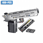 S&otilde;jaline MOC M2 kuulipilduja snaiperrelv K98 MP5 AK47 M4A1 Gatlingi relv ehitusklotsid DIY UZI relvklotsid m&auml;nguasjad lastele kingitused