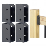 L74A Roostevaba teras 2 x 4 tolli(Tegelikult 1 &frac12; X 3 &frac12; tolli) Piirde&uuml;hendus, piirde, k&auml;sipuu, lauda ja talaposti otsa jaoks, B one size must
