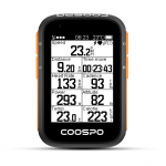 COOSPO BC200 Rattas&otilde;it Jalgratas Suure akuga ja Bluetoothiga Maanteejalgratta kiiruse ja pedaalip&ouml;&ouml;rete andur IP67 Veekindel ja tolmukindel Arvuti, GPS, must