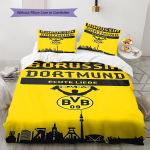 BVB Mustriga Voodipesu, Tekikomplekt Tekikate Padjap&uuml;&uuml;r Kodu S&uuml;nnip&auml;evakingitus (1 * tekikott + 2 * padjap&uuml;&uuml;ri, ilma s&uuml;damikuta) 135x200cm