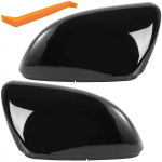 1 paar l&auml;ikivmustad tahavaatepeegli katted kork Volkswagen VW GOLF 6 VI MK6 GTI R line R20 2009-2013 jaoks 5K0857537 5K0857538 must