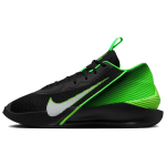 Nike Slip Resistant Abrasion Resistant Low top Basketball Shoes Men's Black Green HF1804-001 36
