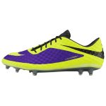 Nike HyperVenom Phantom Kulumiskindlad Jalgpallijalatsid Unisex Lilla Kollane 599843-570 40