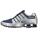 Nike Shox NZ Seeria Jooksukingad Meeste H&otilde;bedane Sinine 378341-402 42.5