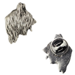 Briard, Berger de Brie - Dog brooch in a gift box, elegant pin, lapel pin for Art-Dog brand jacket