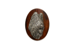 Briard, Berger de Brie II - Dog show brooch, starter number clip, dog pin by Art-Dog