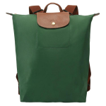 Longchamp Le Pliage Original Tekstuuriga logo Reguleeritav lai &otilde;larihm Nailonist seljakott Keskmine Unisex-seljakott British-Green 10284089P95 Basic Set (Bag)